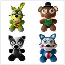 2026 novo estilo Fnaf série urso meia-noite brinquedo de pelúcia fio coelho jogo periférico mutante boneca20260720