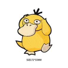 2026 Novo estilo pode alcançar pato bobo pato Pokémon bordado remendo gancho superfície Velcro adesivo quente pano de en