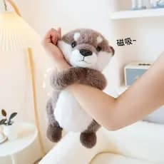 2026 novo estilo macio bonito lontra bonito bênção olho fechado lontra boneca com lontra magnética brinquedo de pelúcia