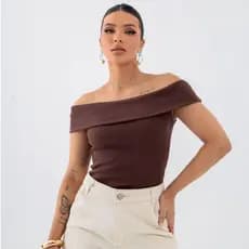 Blusa Ombro a Ombro Ciganinha Moda Feminina Verao Tomara Que Caia Ribana Premium Elegante Tendencia