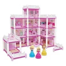 Castelo Encantado da Princesa 240 Peças Brinquedo de Menina Blocos de Montar Casinha de Boneca
