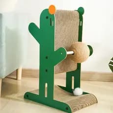 Brinquedo Pet Gato Cactos Arranhador Com Bola Para Interagir