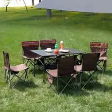 Mesa De Alumínio Bolsa De Transporte Portátil Praia Camping