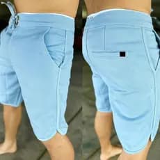 Bermuda sarja masculina, Bermuda casual com cadarço