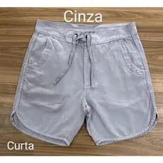 Bermuda Sarja masculina Curta Estilo Mauricinho