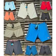 Bermuda Masculina Tactel Com Elastano Impermeavel 18"Polegadas