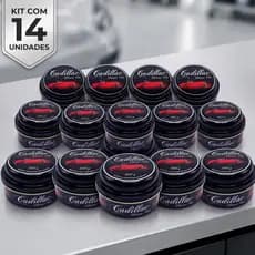 Kit 14 unidades Cera Cleaner wax Cadillac 300g + Aplicador de espuma