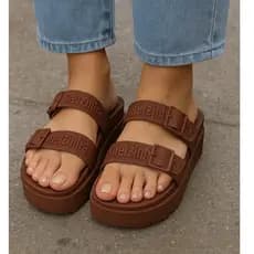 Chinelo Sandália Feminina Papete Melzinha Slide Leve Maciez Conforto Verão