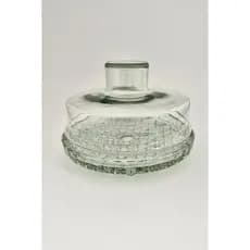 Queijeira de vidro Colonial com tampa 20cm