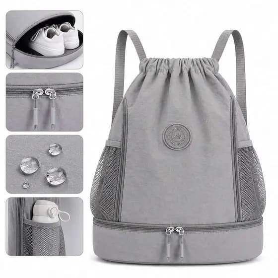 Bolsa Mochila Saco Esportiva Sacola Academia Futebol Basquete Passeio Impermeável SG957#