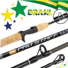 Vara Pesca para Carretilha Carbono Albatroz Fishing Pro Staff  1,68m 2 partes 8-17 lb Ação Média