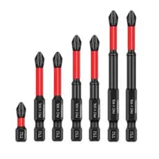 Kit 7 Ponta Bits Magnéticos PH2 Antiderrapante 25 50 70 90mm