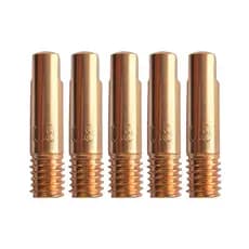 5 Pç Bico Contato 0.8mm 1,0mm M6 Tocha Solda Mig Mag Sem Gás