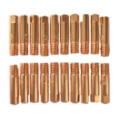 20 Bico Contato 0,8mm 1,0mm M6x25 15ak Tocha Solda Mig Mag