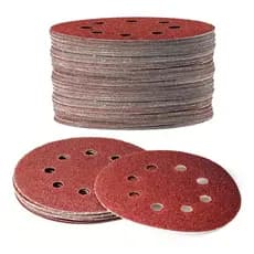 Kit 20 Discos De Lixa 6 Pol 150mm Com Furo Com Velcro