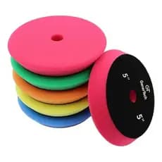 Kit 5 Boinas De Espuma 5 Pol Poleamento Corte E Lustro