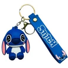Chaveiro Pingente 3D Premium Grande Emborrachado - Stitch