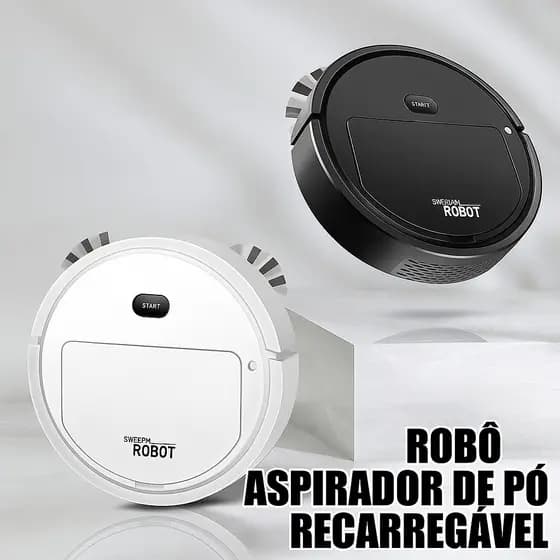 Robô Varredora/Aspirador De Pó Automática 3 Em 1 Limpeza Doméstica Robótico Inteligente E Silencioso