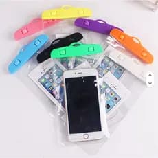 Capinha a prova d'água para celular KIT com10  mergulho piscina areia contra chuva e  pó cor sortida