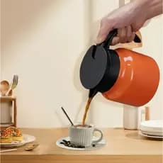Bule garrafa chaleira  com infusor de chá café água quente inox 800ML