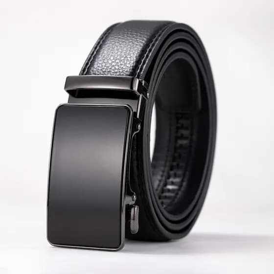 Cinto masculino automático de couro genuíno, cinto de luxo masculino, cinto de moda masculina de alta qualidade