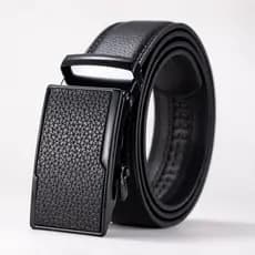 Cinto de couro da moda masculina cinto de couro de alta qualidade negócios fivela automática cin