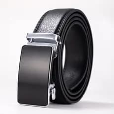 Cinto masculino de negócios metal fivela automática cinto de trabalho de alta qualidade  cinto de couro negócios