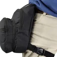Shoulder Bag Bolsa Pochete de Perna Ombro Transversal Black Savana