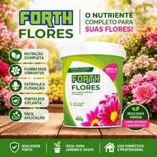 Fertilizante Forth Flores 400g NPK + 9 Nutrientes Para Floração