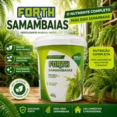 Fertilizante Forth Samambaias 400g NPK + 9 Nutrientes