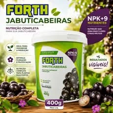 Fertilizante Forth Jabuticabeiras 400g NPK + 9 Nutrientes