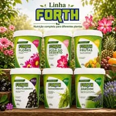 Fertilizante Forth 400g Linha Completa Para Plantas Flores Frutas Jardim Vasos