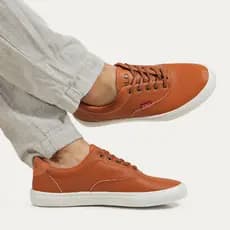 Tênis Masculino Casual Sapatenis Moderno Estiloso Elegante Confortável Resistente Couro Sintético