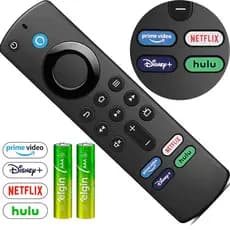 Controle Remoto Com Voz Para Amazon Fire Stick Tv Fire Stick 4k + Brinde Pilhas