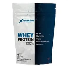 Whey Protein Health time 100% Isolado 2,1kg Zero Açúcar 32g Proteína