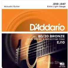 Cordas de Aço Daddario para Violão Acústico EZ890 EZ900 EZ910/Viola 5494