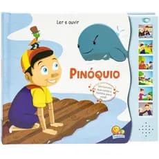 Livro Sonoro Pinóquio Ler E Ouvir Com História Narrada