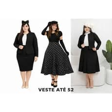 CONJUNTO SOCIAL FEMININO KIT 2 PEÇAS BLUSA TOP CROPPED E SAIA LONGA DE BOLINHAS ROUPAS SOCIAIS MODA EVANGÉLICA PLUS SIZE