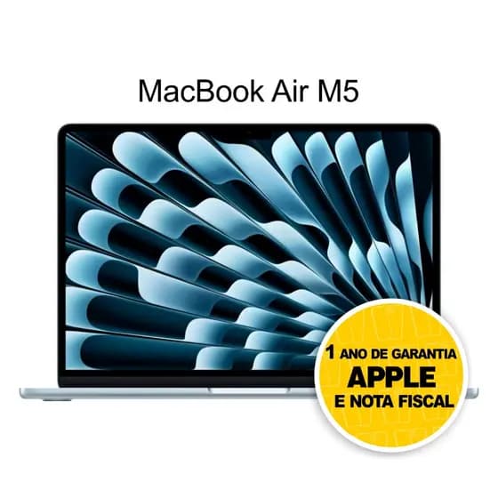 Novo MacBook Air M5 512gb SSD e 16GB Ram Super lançamento