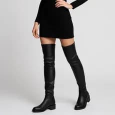 Bota Over The Kenn Bico Fino em Strech no Estilo Montaria para Mulheres Empoderadas