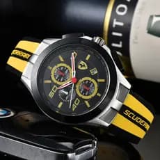 Relógio masculino relógio de quartzo de seis mãos FERRARI relógio clássico marca superior moda F1 fórmula de corrida