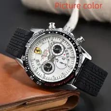 Relógio masculino moda seis ponteiros relógio de quartzo série FERRARI Multi-função cronógrafo relógio marca superior F1