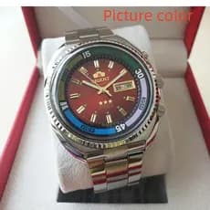 Relógio masculino elegante relógio mecânico de três ponteiros série ORIENT relógio de pulso marca superior com função de