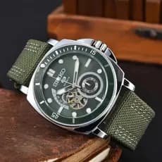 Relógio masculino relógio masculino moda turbilhão relógio mecânico de cinco mãos SEIKO relógio de pulso marca superior