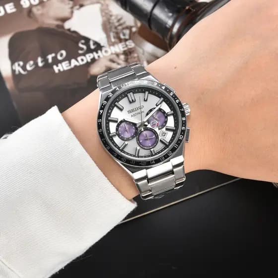 SEIKO Relógio Masculino Relógio Elegante de Quartzo de Seis Mãos Série Multi-Função Cronógrafo Relógio Japonês Top Marca