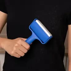 Rolo Adesivo Roupas Cabelo  Bolinha Lã Fiapos Calça Tira Pelos Reutilizável Limpeza Higienizador