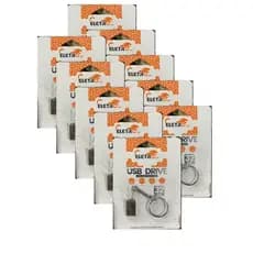 Kit Mini Pendrive Eletro Original – Chaveiro Metálico USB 2.0 (8GB a 32GB)