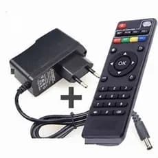 Kit  Fonte Universal Para Smart Box + TVControle Universal Para Smart Box TV
