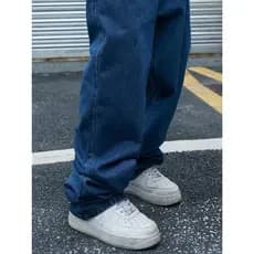 jeans balão Masculina dazzling boca larga estilo skateVenda direta da fábrica