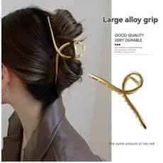 Grampo de Cabelo Feminino Dourado / Piranha de Cabelo Fixação Forte Meninas Modelagem - acessórios